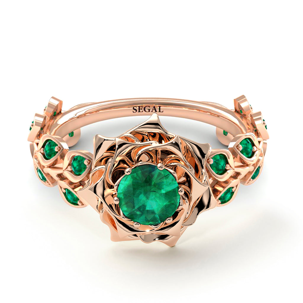 Rose Flower And Leaves - Diana no. 35