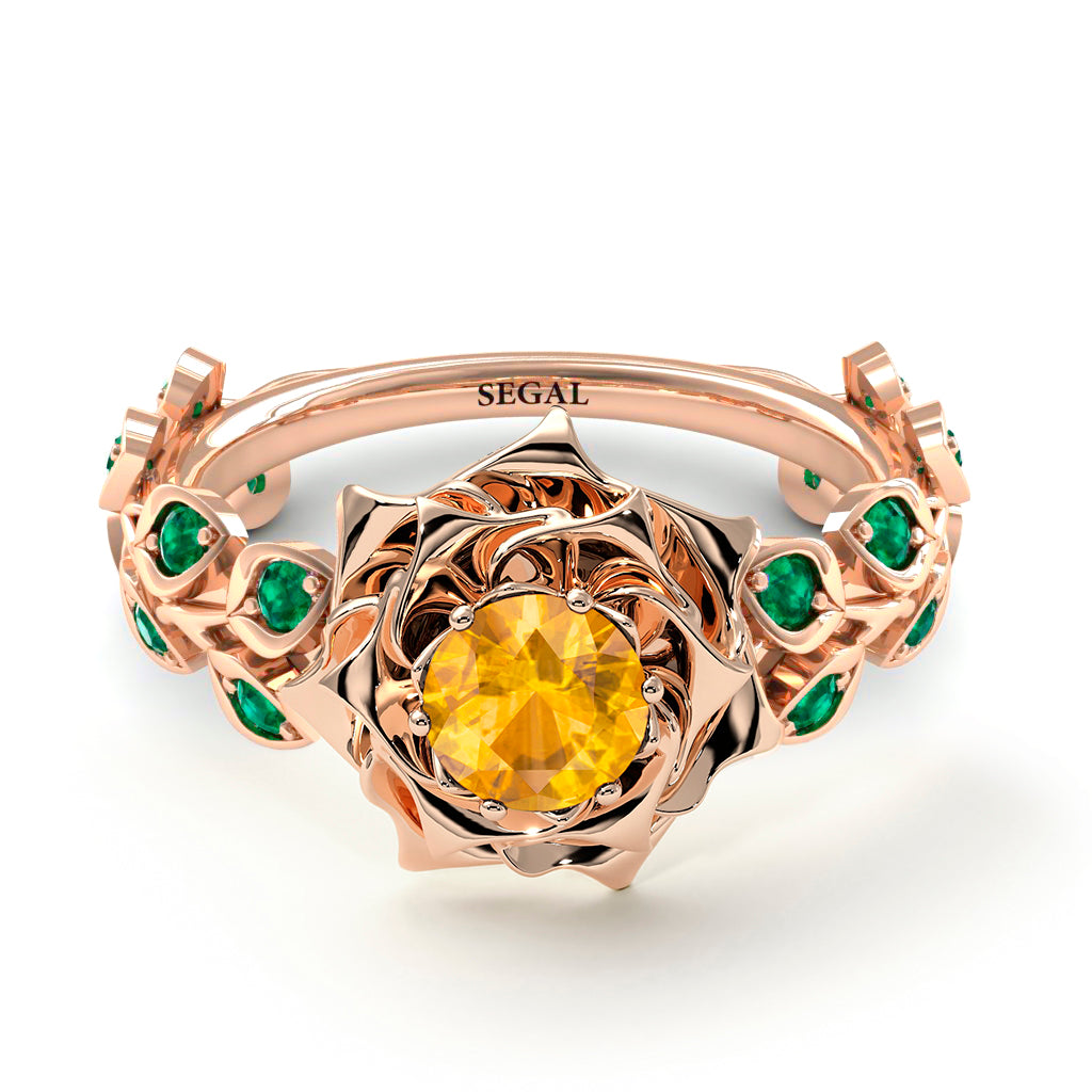 Rose Flower And Leaves - Diana no. 1005