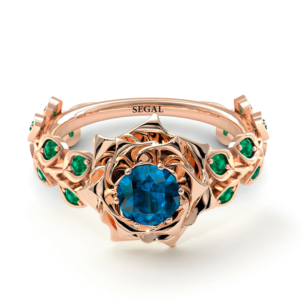 Rose Flower And Leaves - Diana no. 505