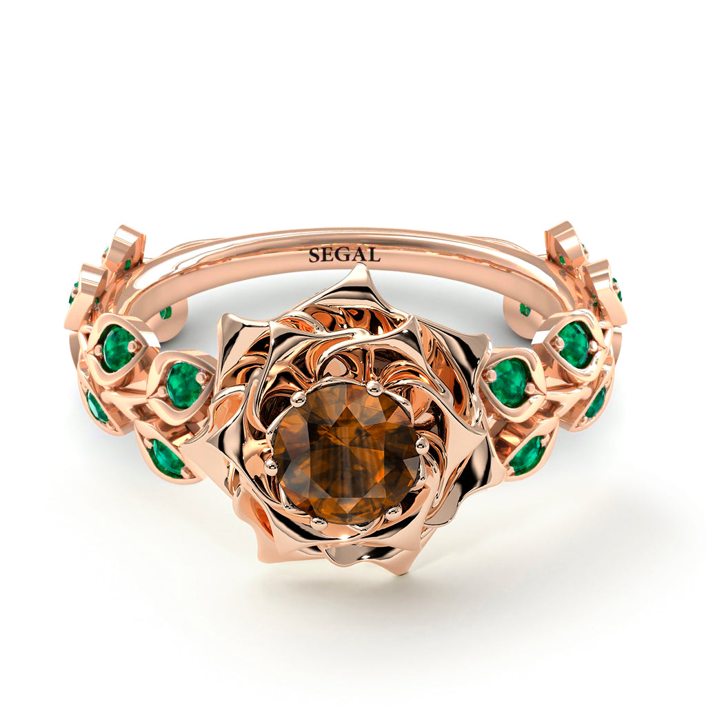 Rose Flower And Leaves - Diana no. 1105