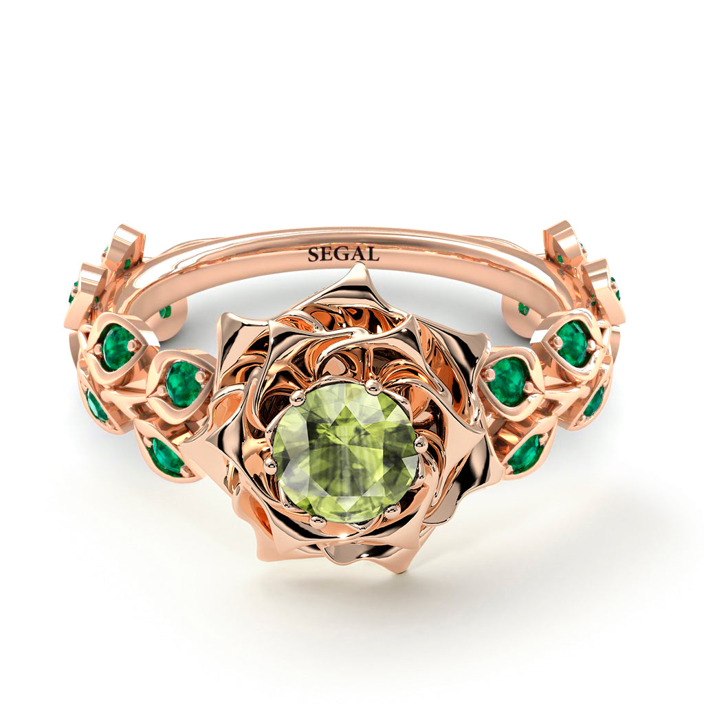 Rose Flower And Leaves - Diana no. 705