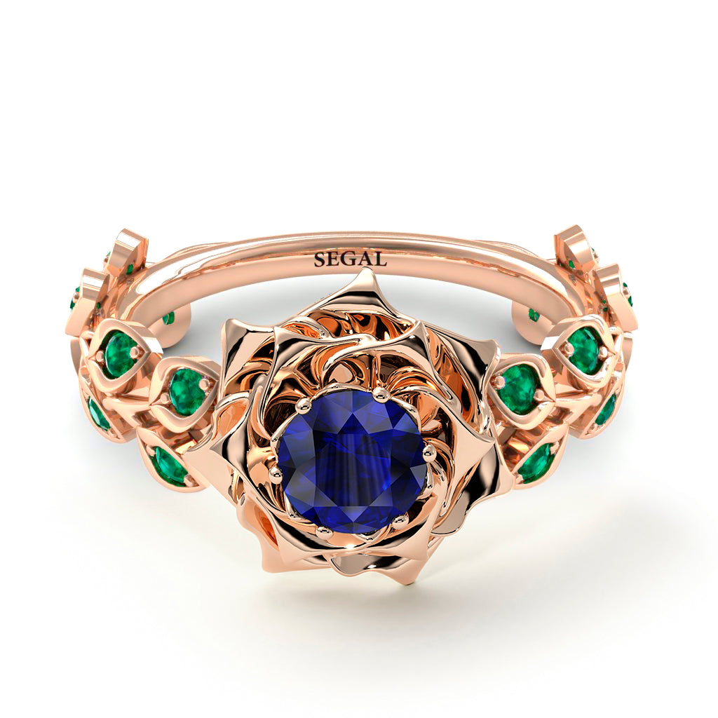 Rose Flower And Leaves - Diana no. 50