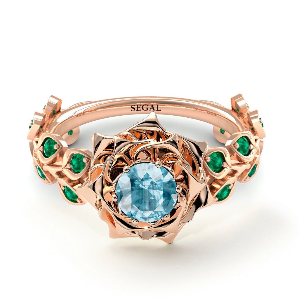 Rose Flower And Leaves - Diana no. 405