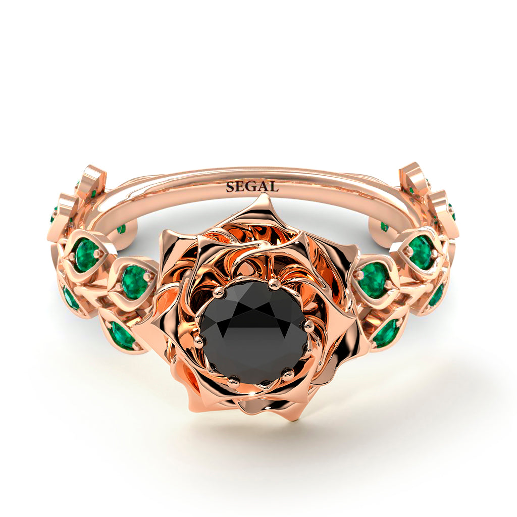 Rose Flower And Leaves - Diana no. 65