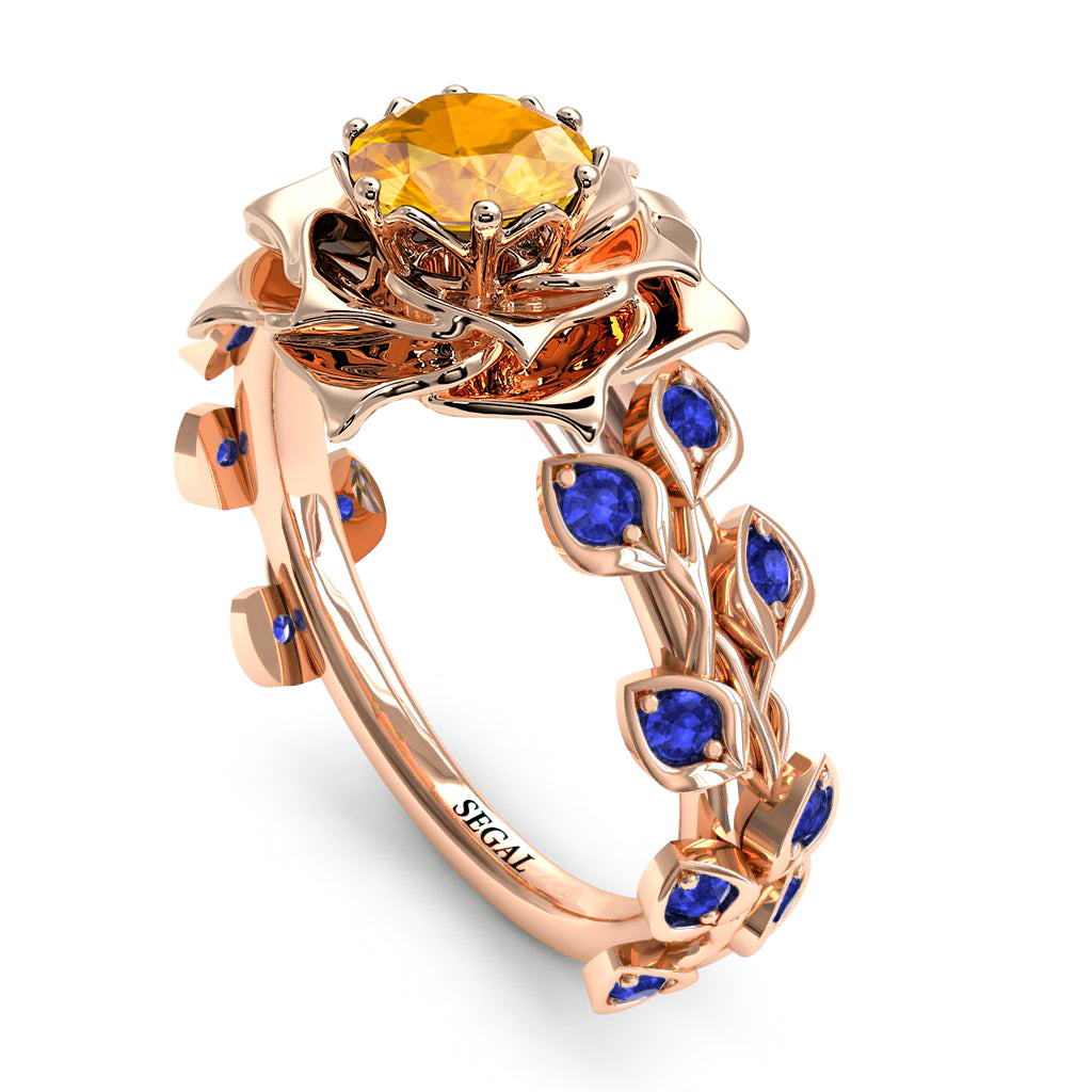 Rose Flower And Leaves - Diana no. 614