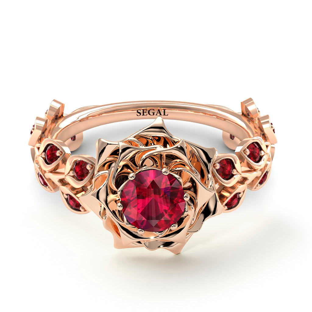 Rose Flower And Leaves - Diana no. 26