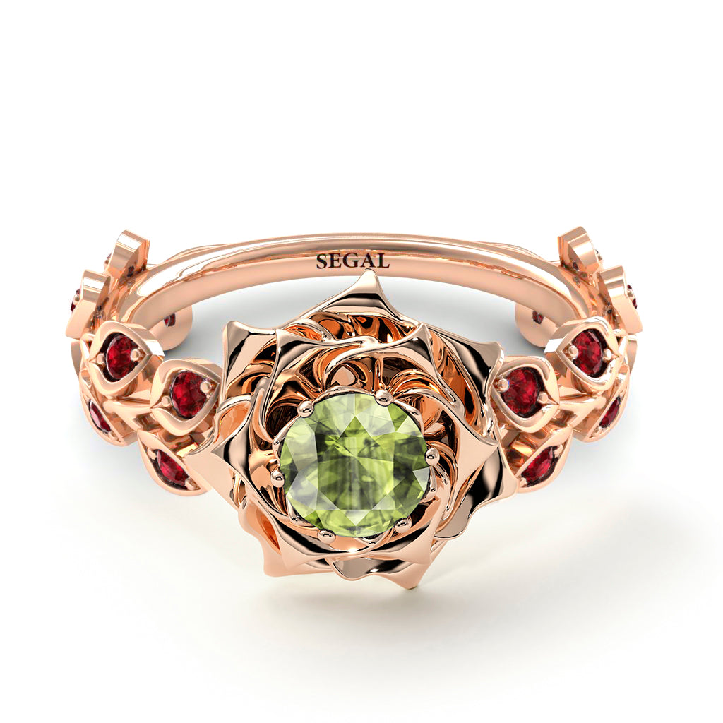 Rose Flower And Leaves - Diana no. 711