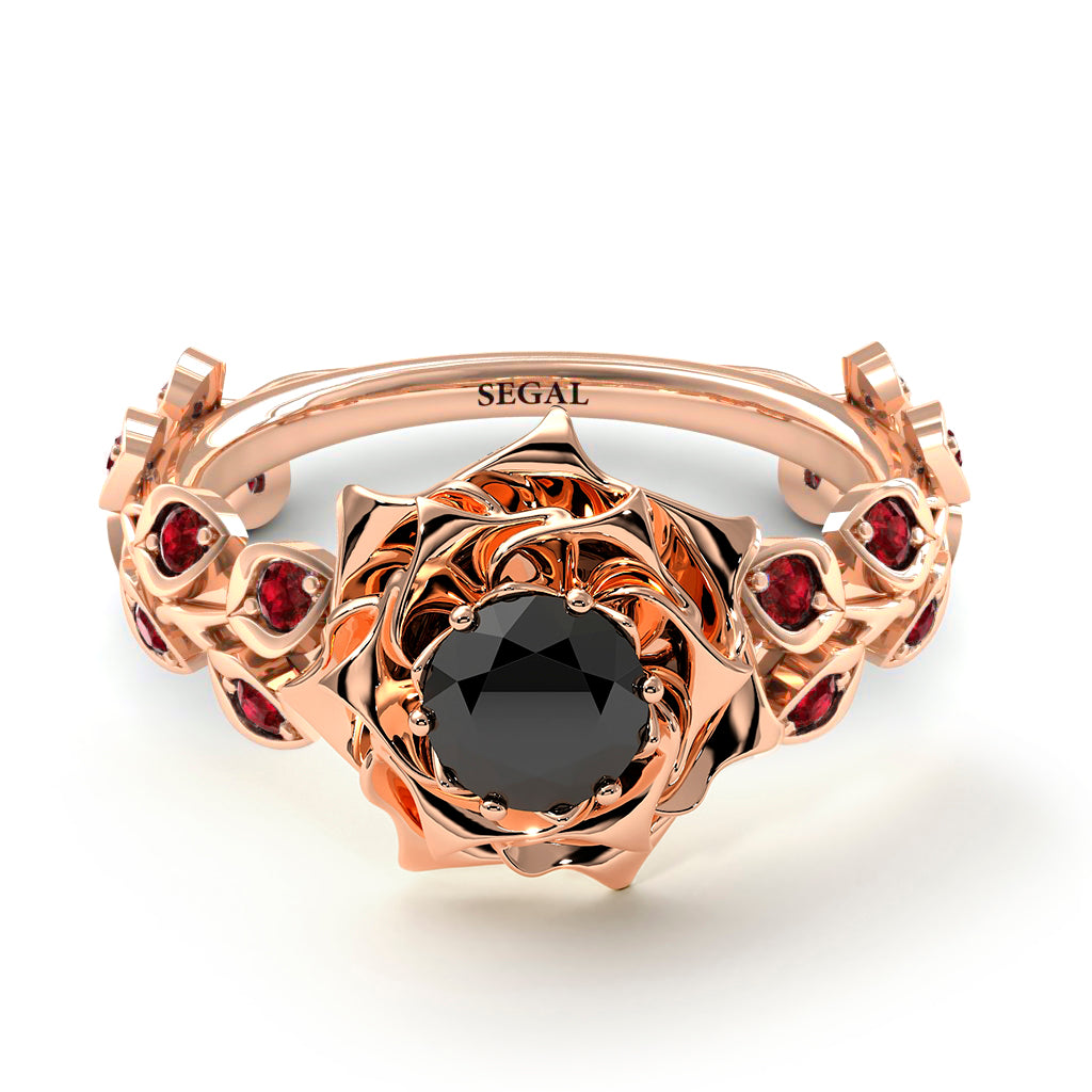 Rose Flower And Leaves - Diana no. 71