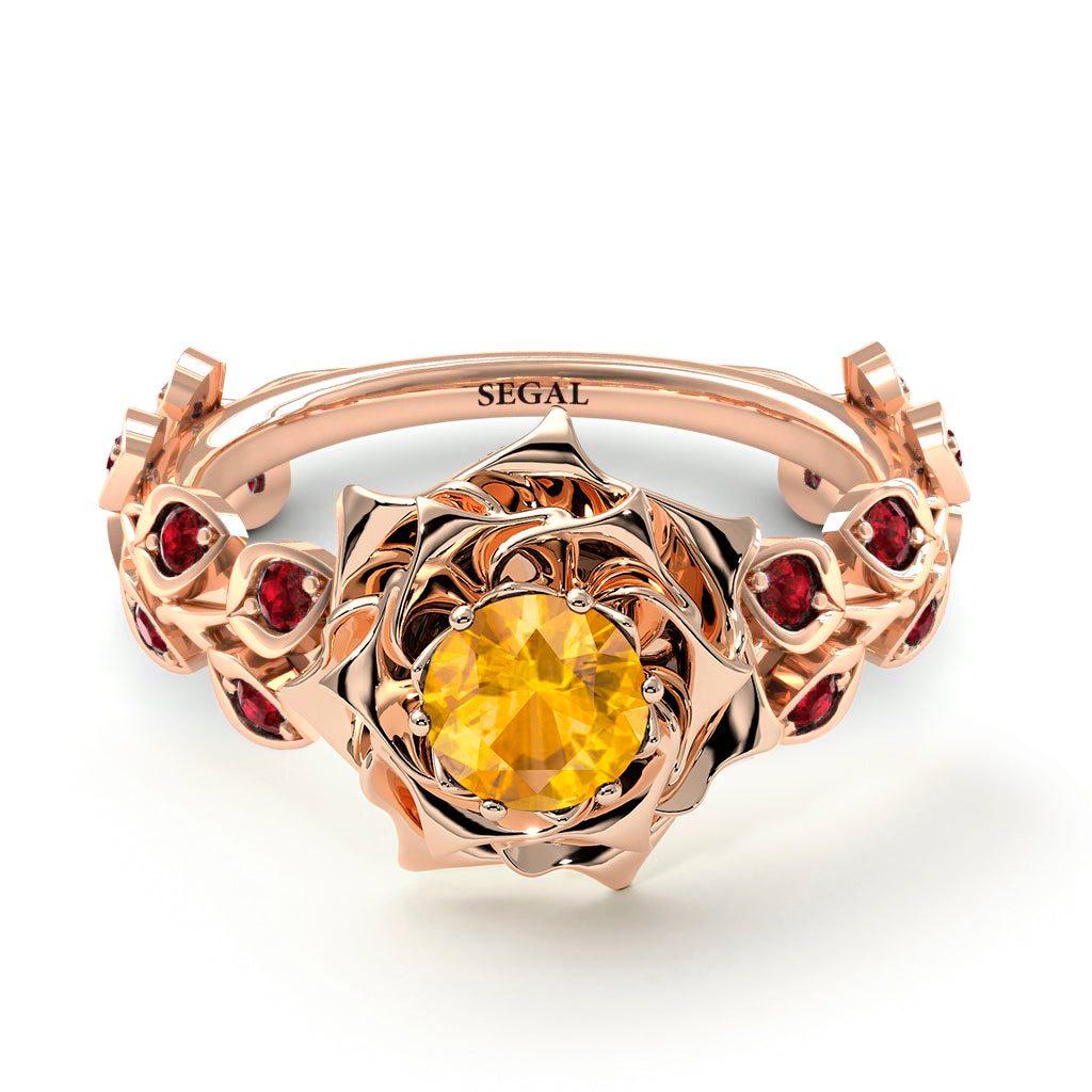 Rose Flower And Leaves - Diana no. 1011