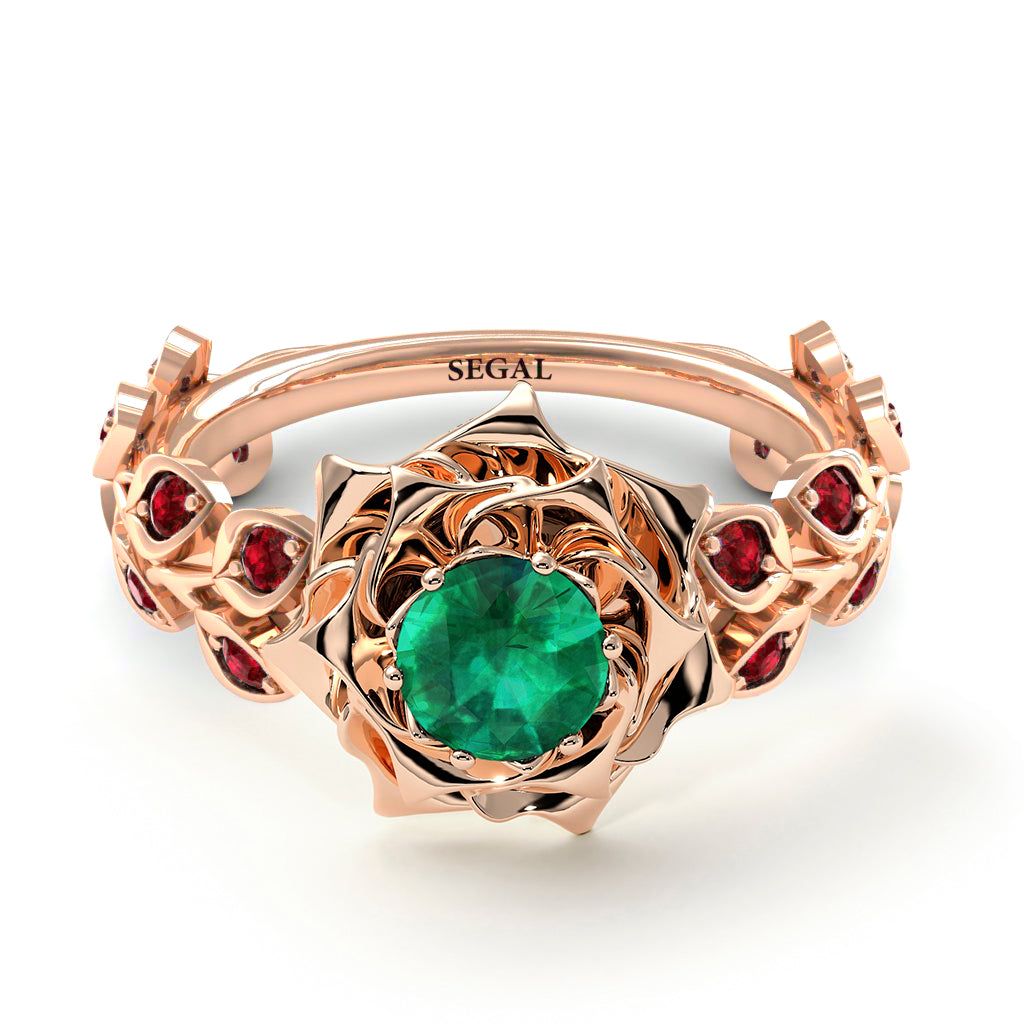 Rose Flower And Leaves - Diana no. 41