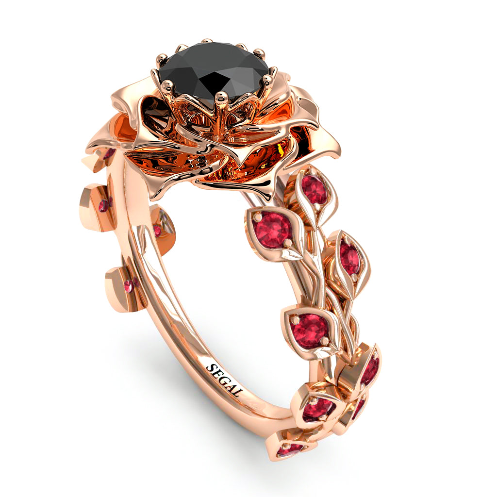 Rose Flower And Leaves - Diana no. 71