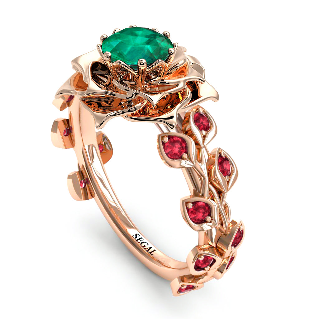 Rose Flower And Leaves - Diana no. 41