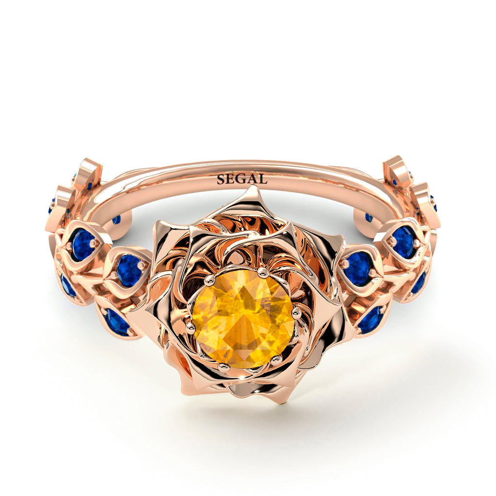 Rose Flower And Leaves - Diana no. 1014