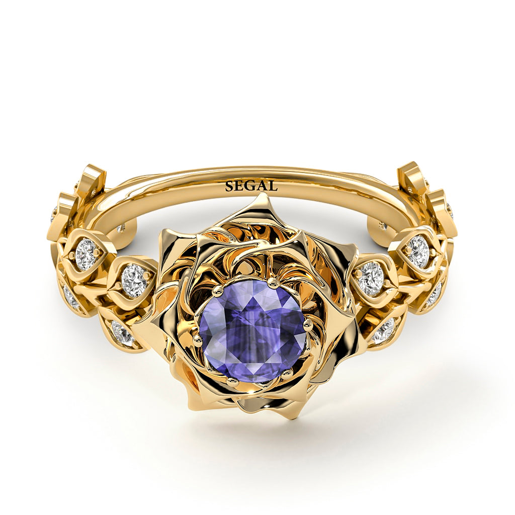 Rose Flower And Leaves - Diana no. 201