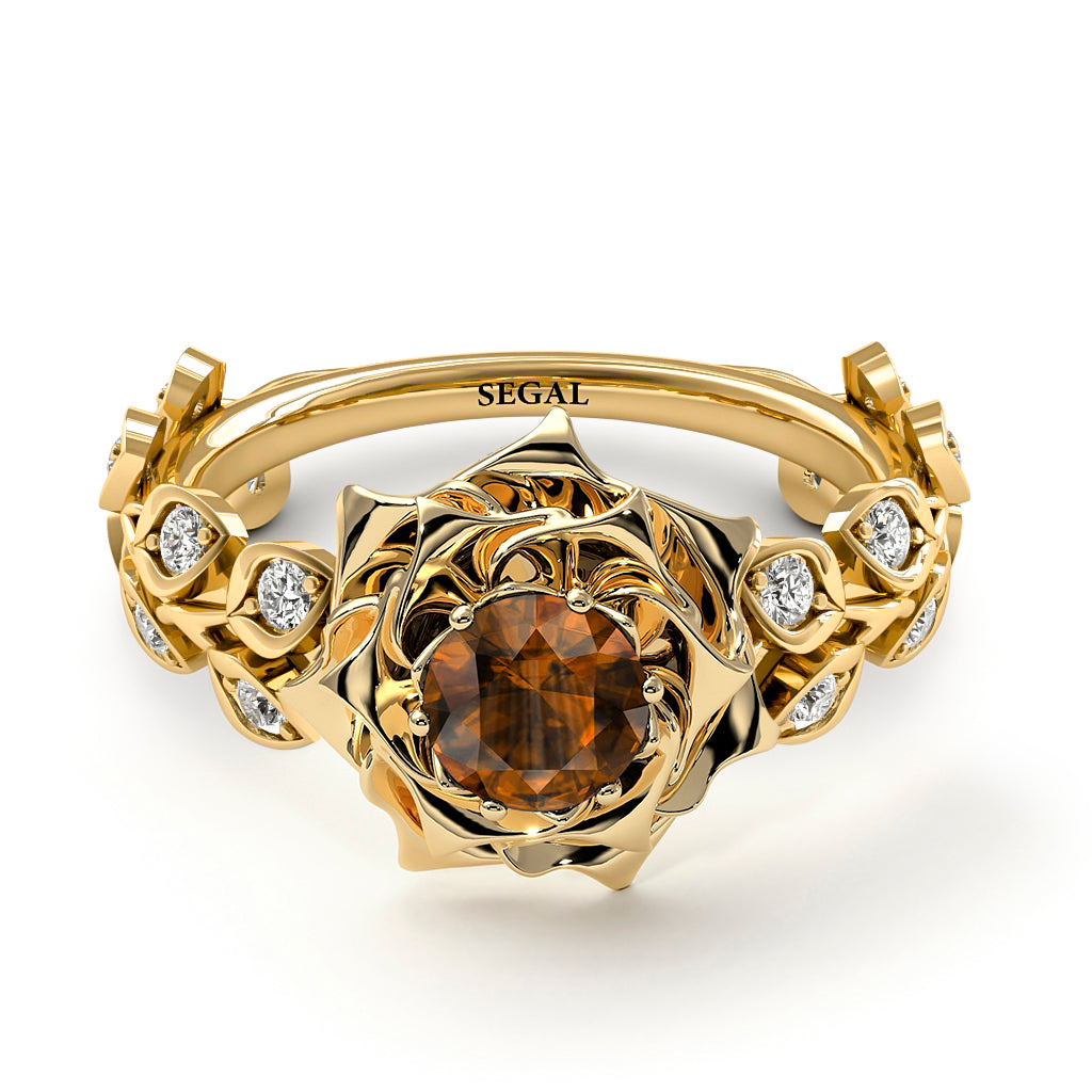 Rose Flower And Leaves - Diana no. 1101