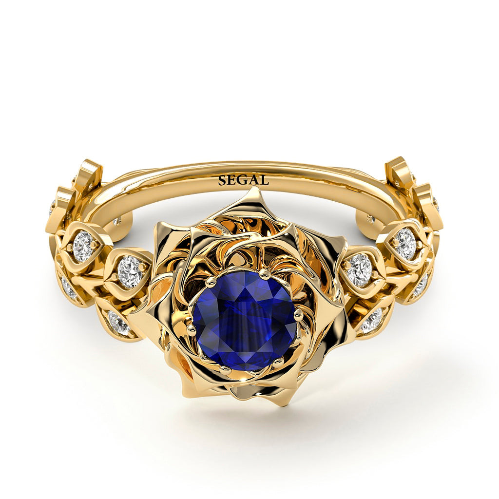 Rose Flower And Leaves - Diana no. 46