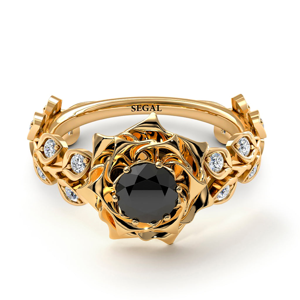 Rose Flower And Leaves - Diana no. 61