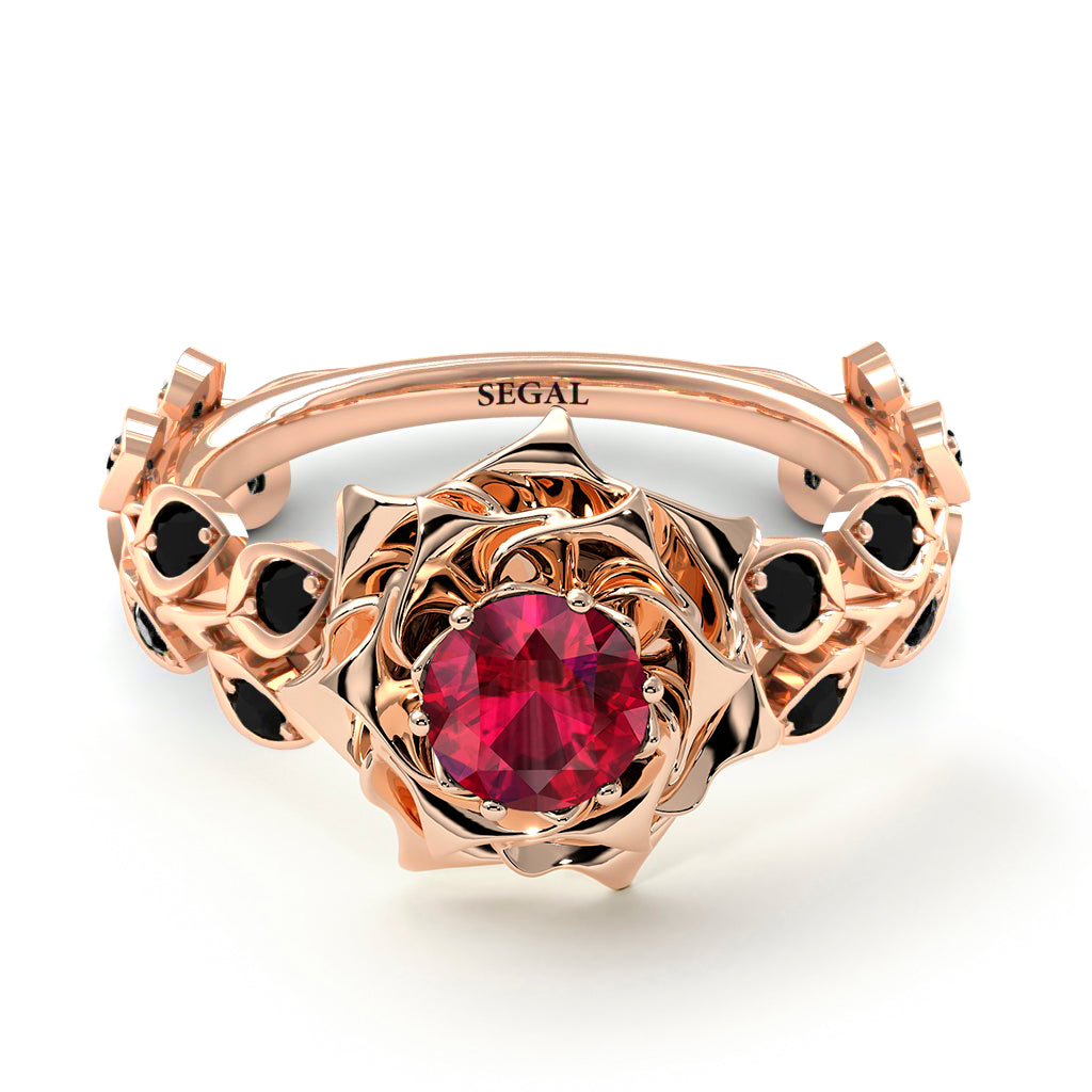 Rose Flower And Leaves - Diana no. 23