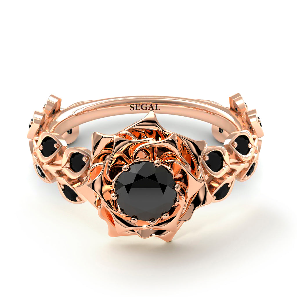 Rose Flower And Leaves - Diana no. 68