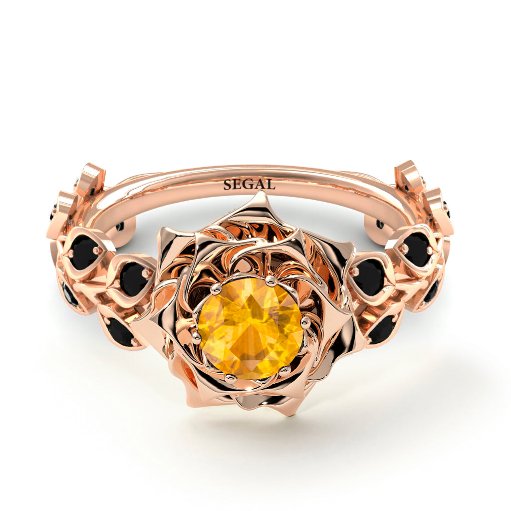 Rose Flower And Leaves - Diana no. 1008