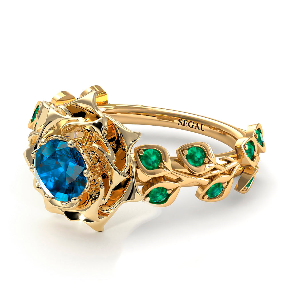 Rose Flower And Leaves - Diana no. 504