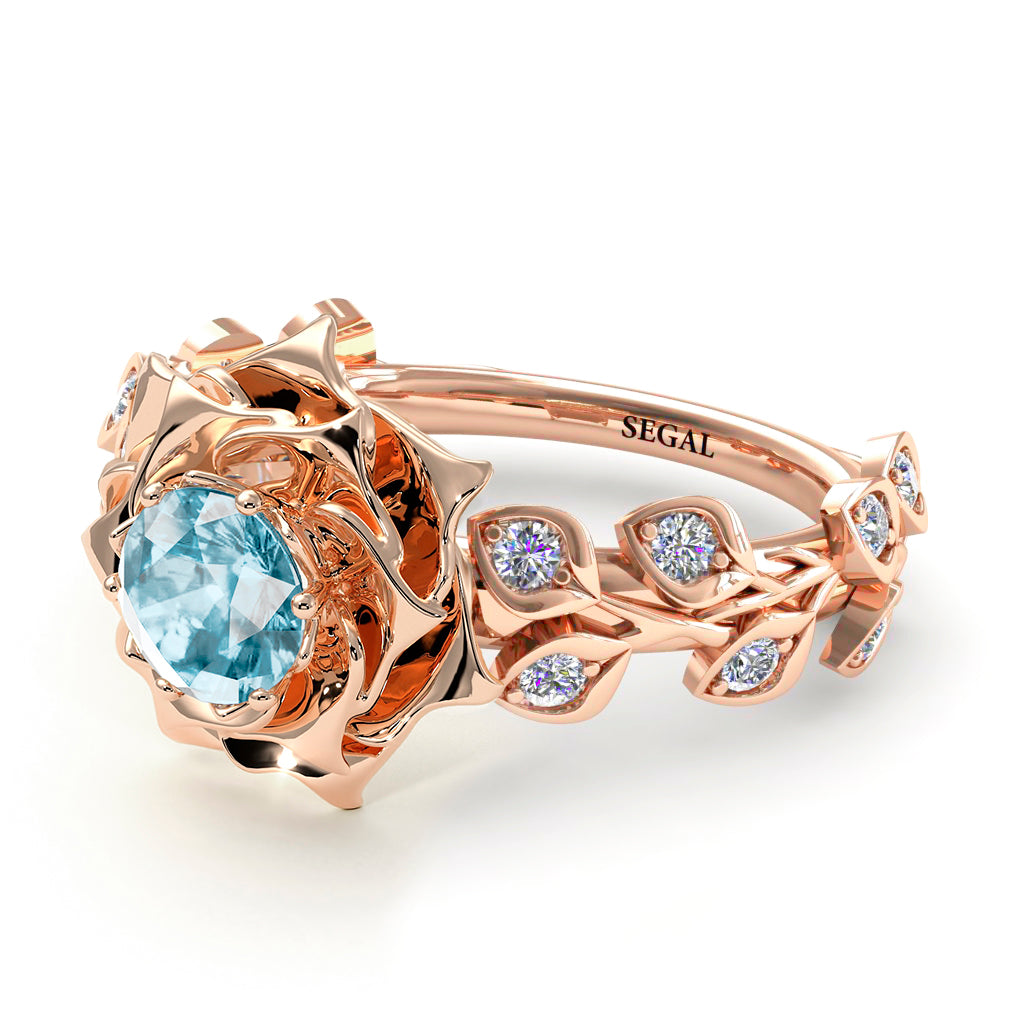 Rose Flower And Leaves - Diana no. 402