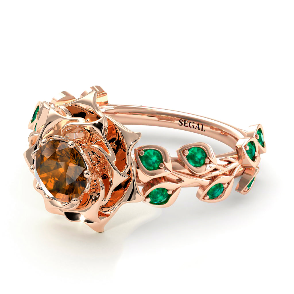 Rose Flower And Leaves - Diana no. 1105