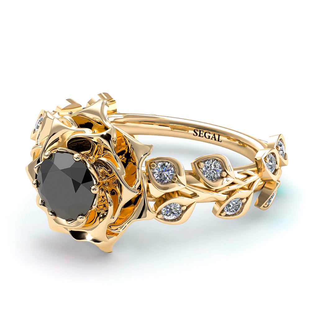 Rose Flower And Leaves - Diana no. 61