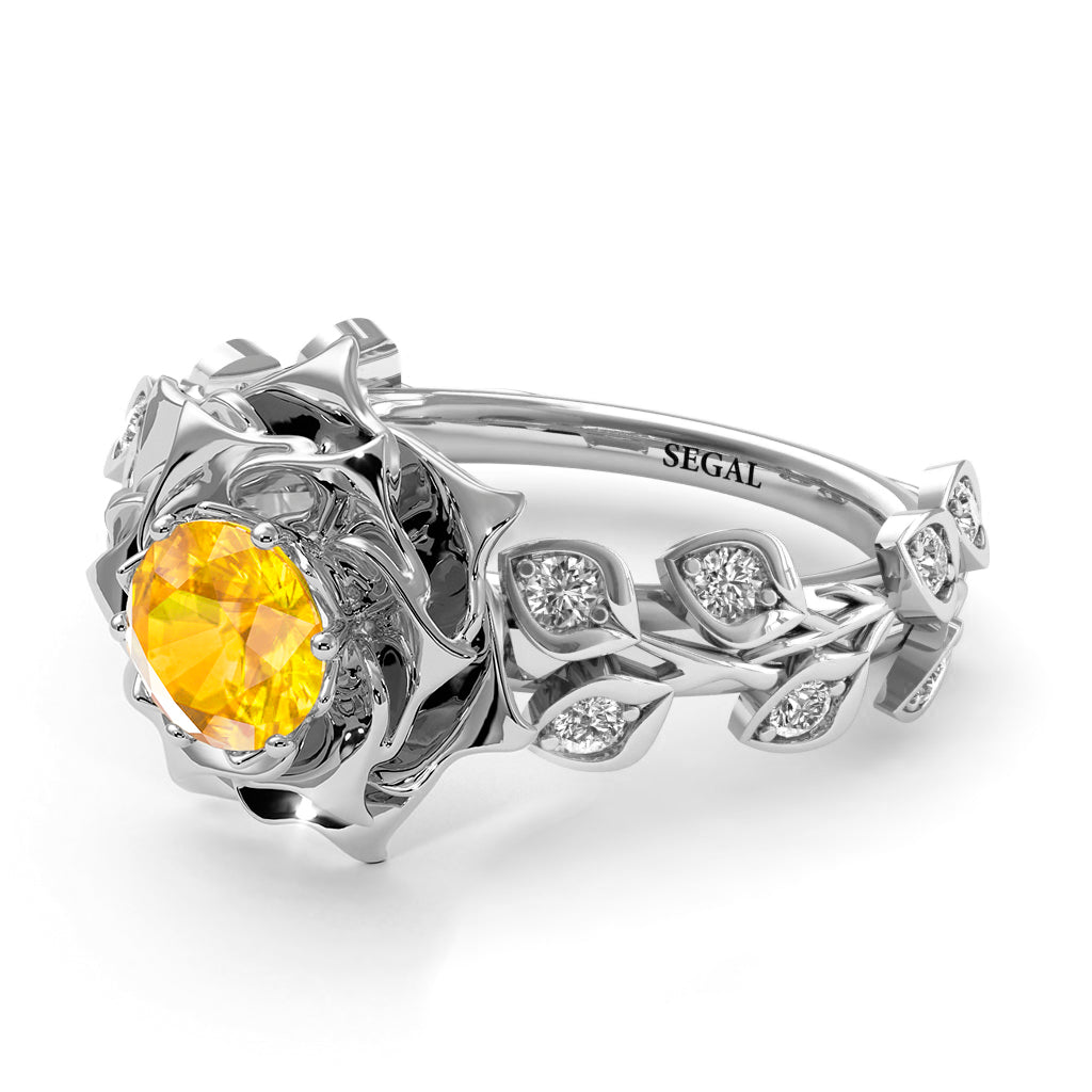 Rose Flower And Leaves - Diana no. 1003