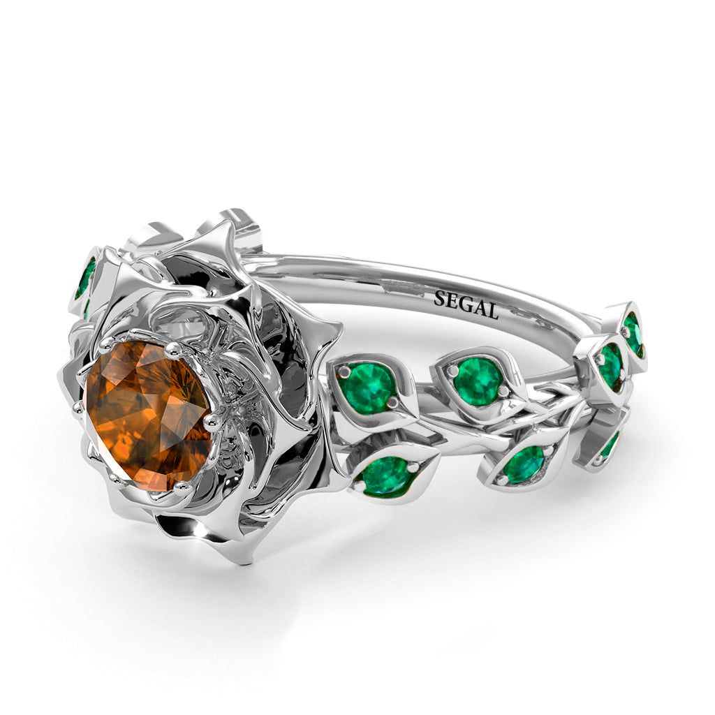 Rose Flower And Leaves - Diana no. 1106