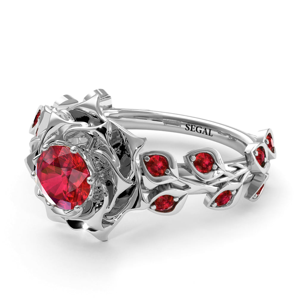 Rose Flower And Leaves - Diana no. 27