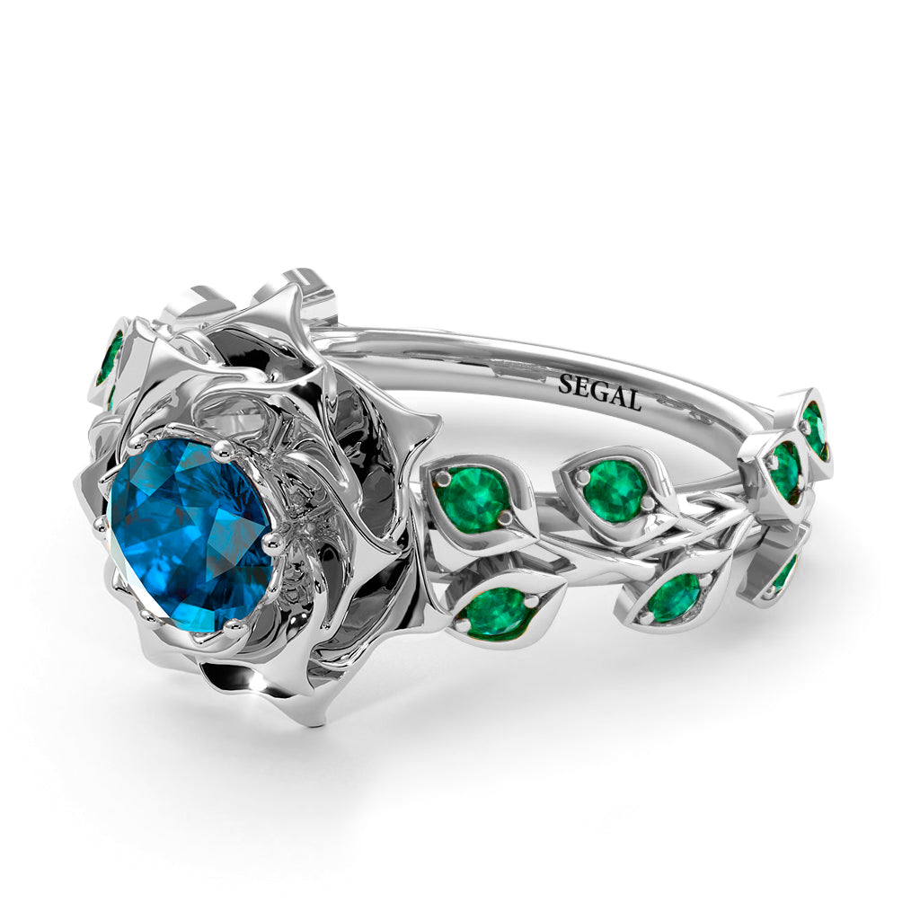 Rose Flower And Leaves - Diana no. 506