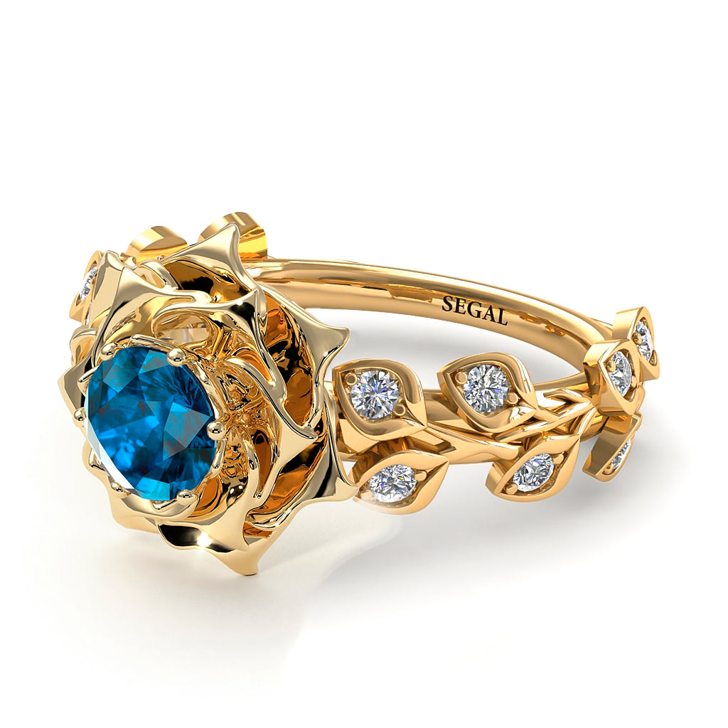 Rose Flower And Leaves - Diana no. 501