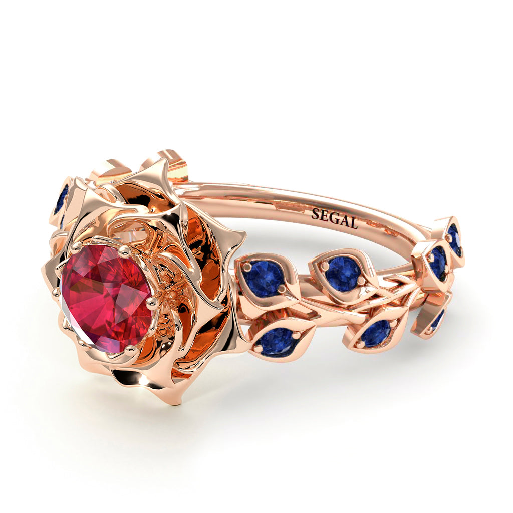 Rose Flower And Leaves - Diana no. 29