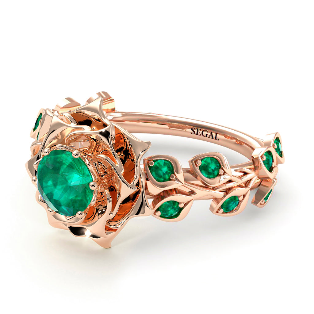 Rose Flower And Leaves - Diana no. 35