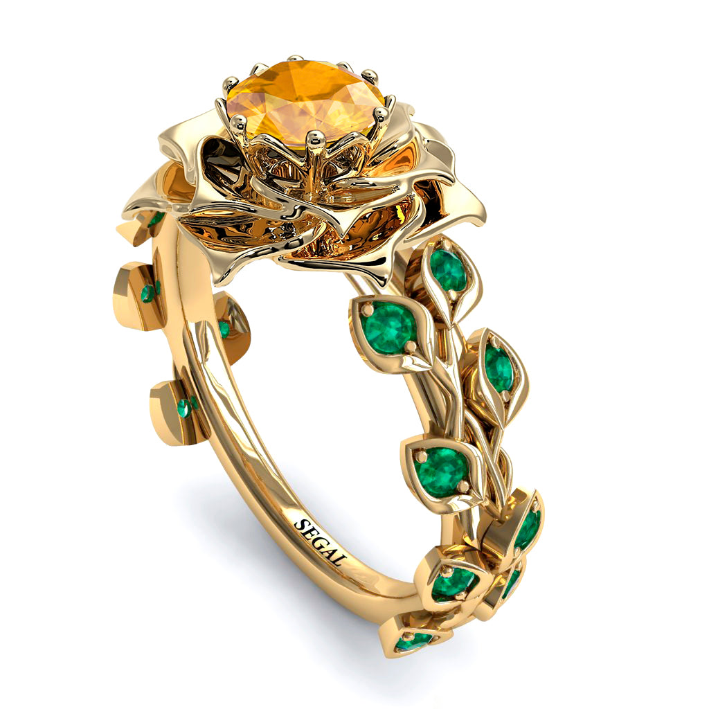 Rose Flower And Leaves - Diana no. 604