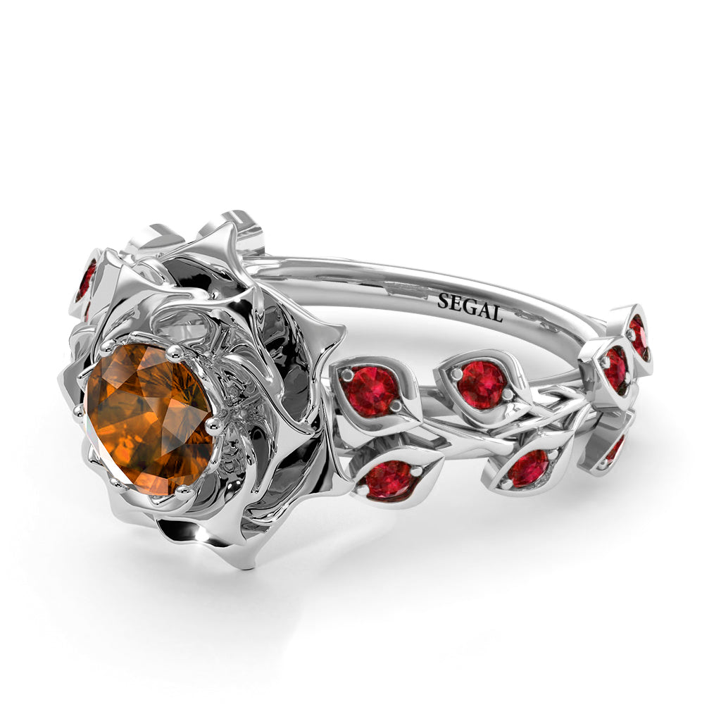 Rose Flower And Leaves - Diana no. 1112