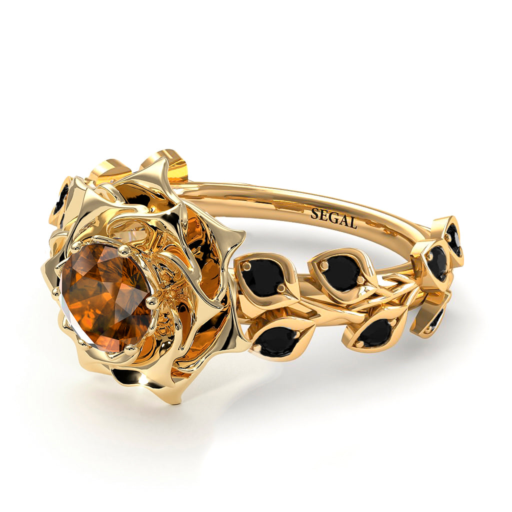 Rose Flower And Leaves - Diana no. 1107