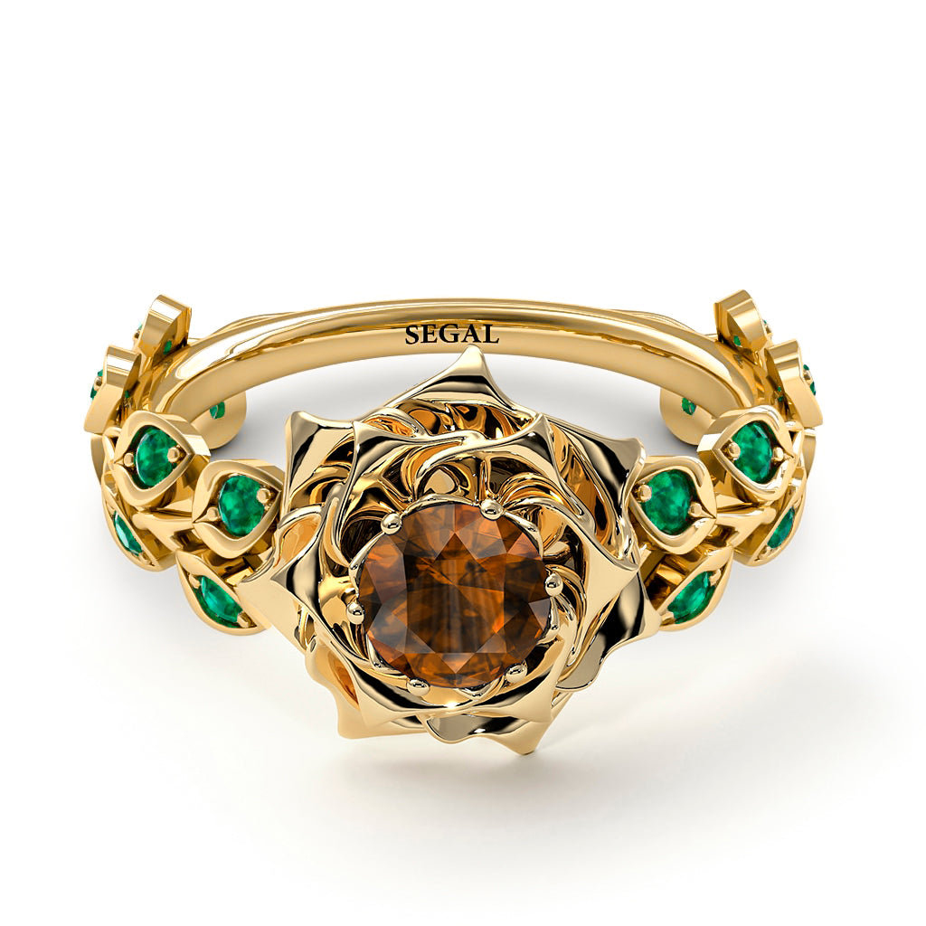 Rose Flower And Leaves - Diana no. 1104