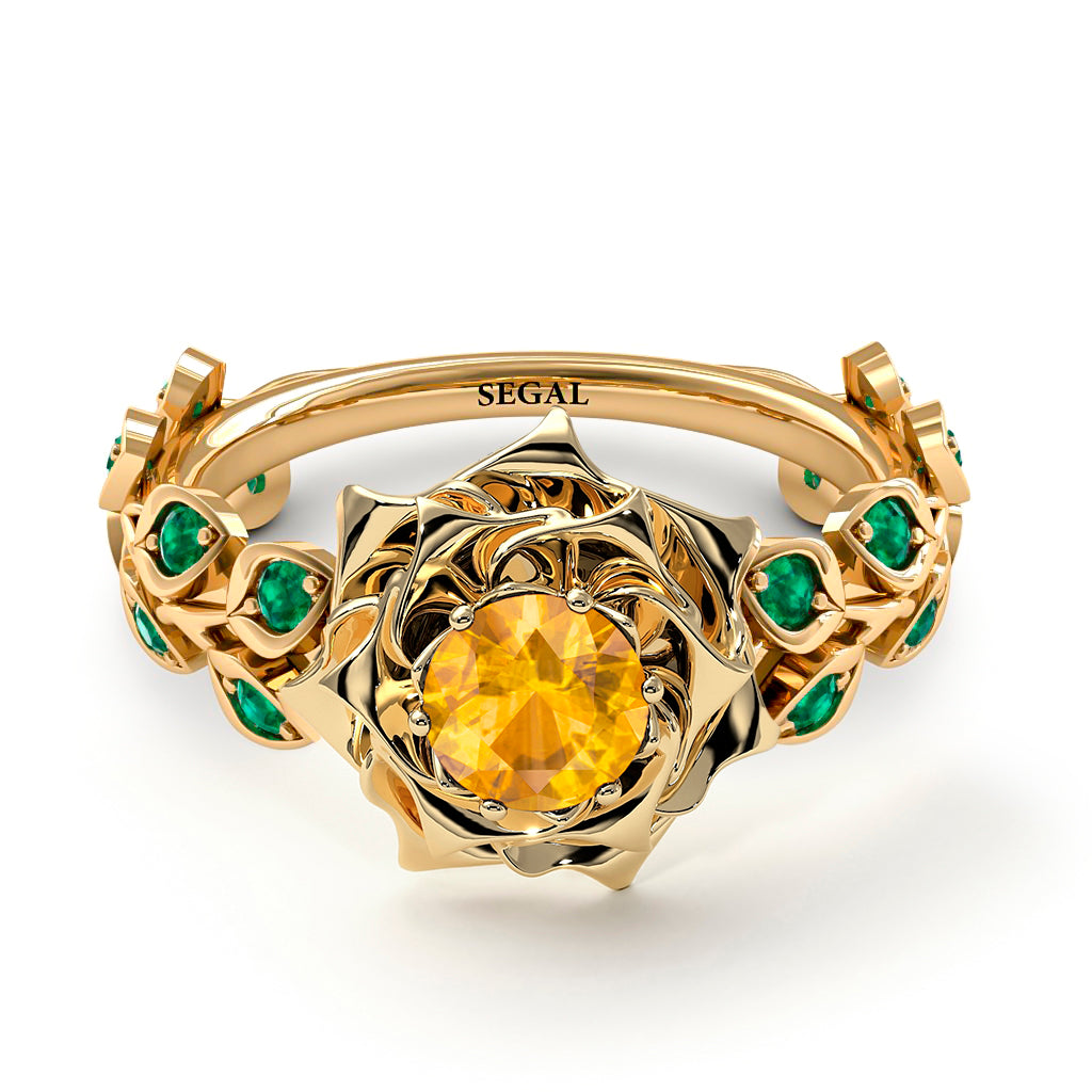 Rose Flower And Leaves - Diana no. 1004