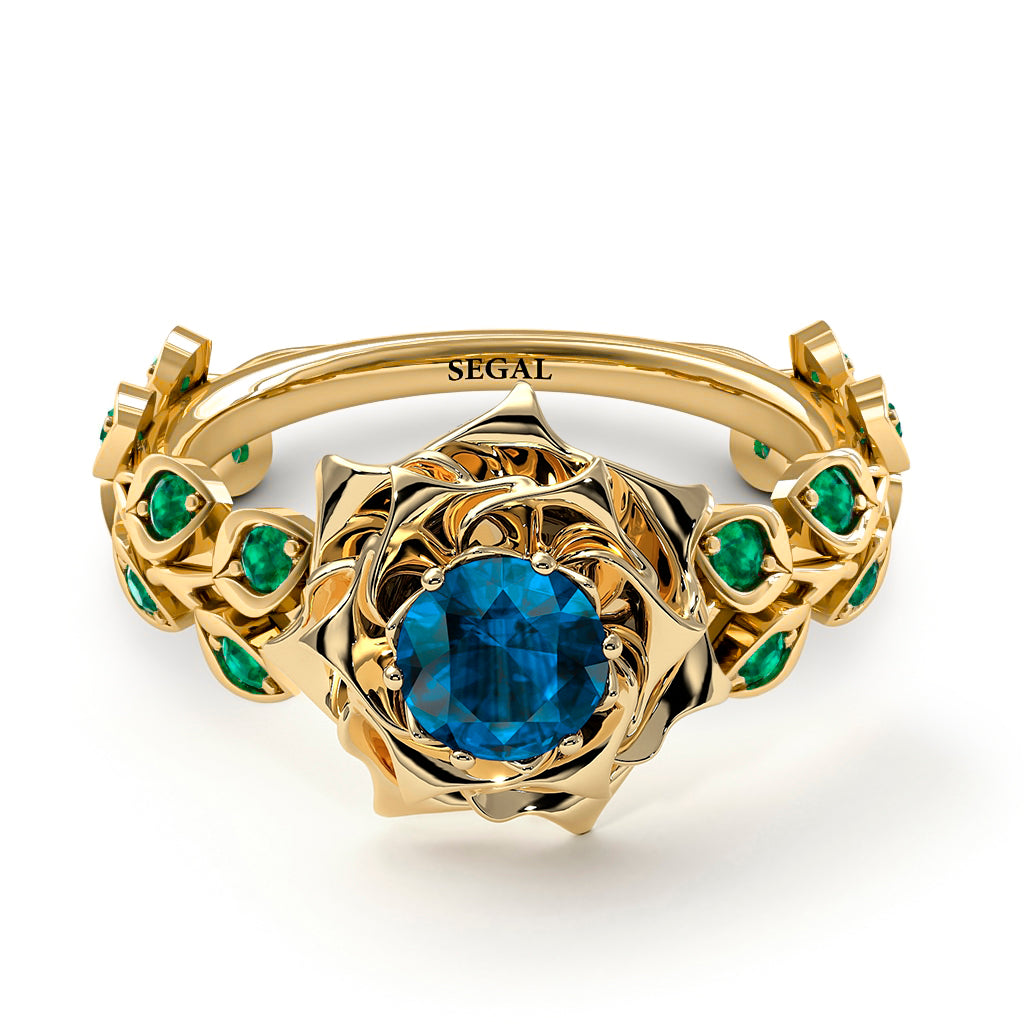 Rose Flower And Leaves - Diana no. 504