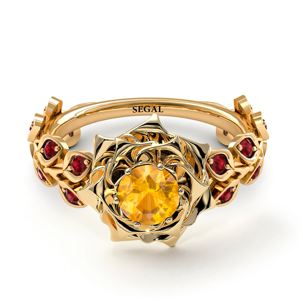 Rose Flower And Leaves - Diana no. 1010