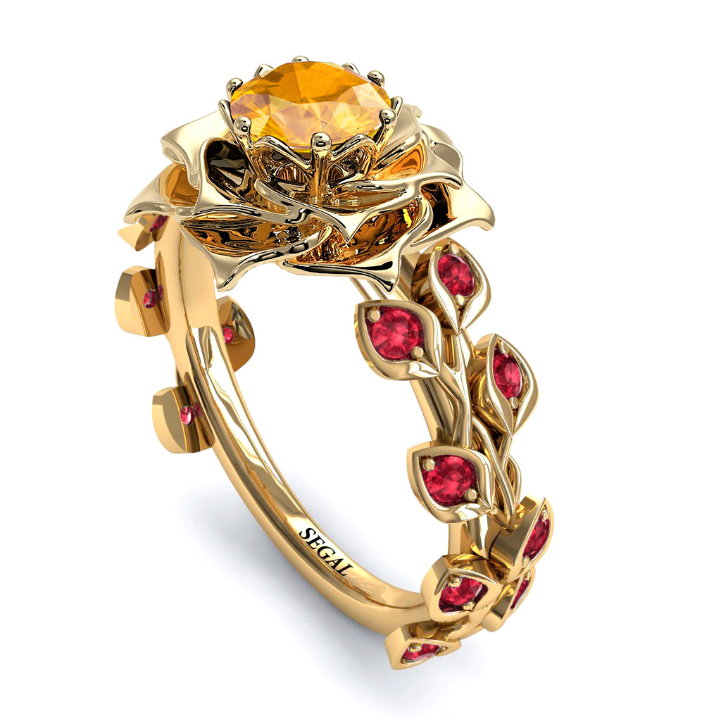 Rose Flower And Leaves - Diana no. 610