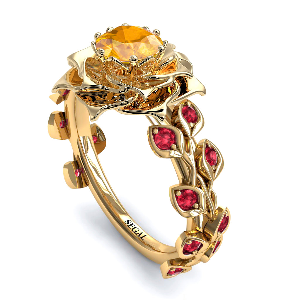 Rose Flower And Leaves - Diana no. 1010