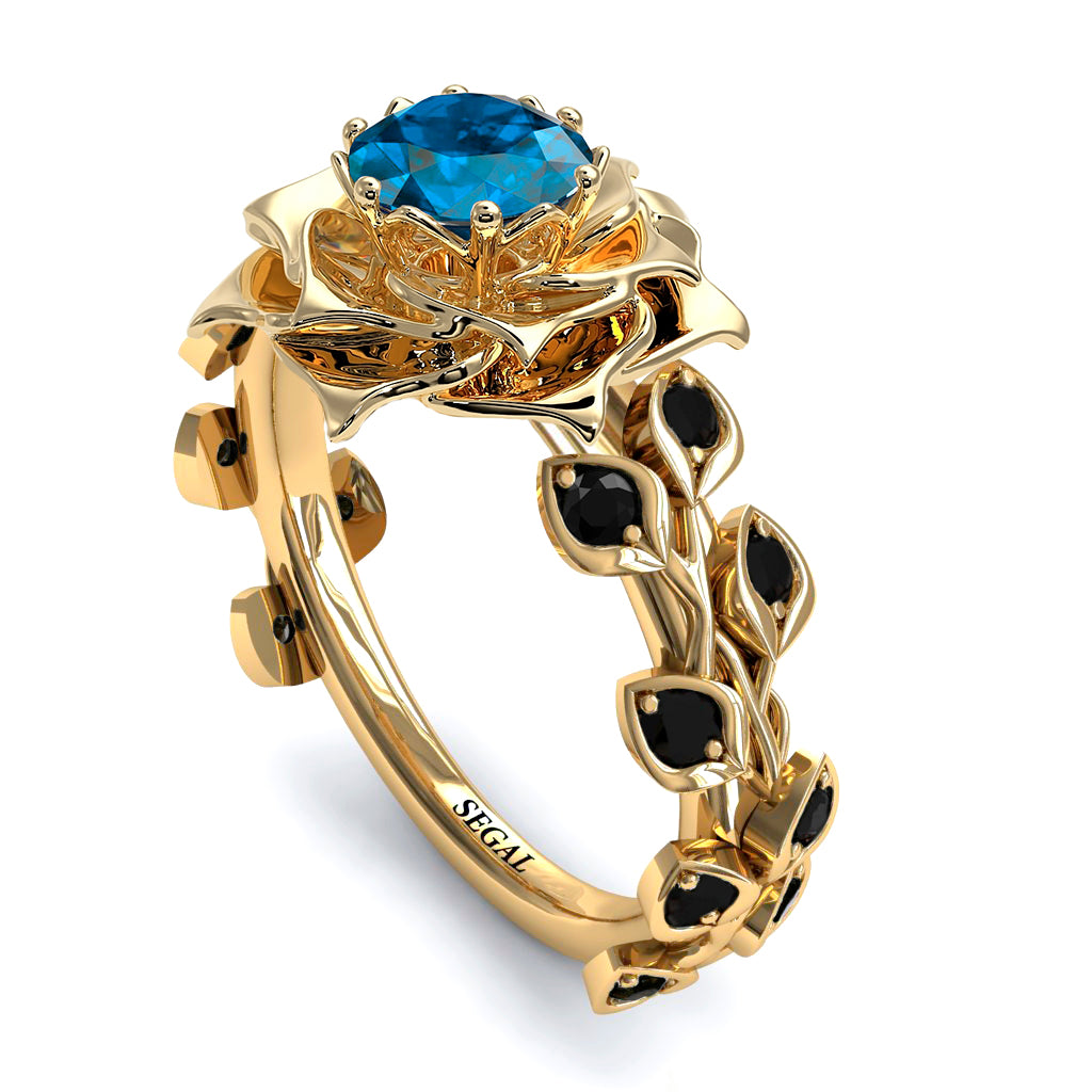 Rose Flower And Leaves - Diana no. 507