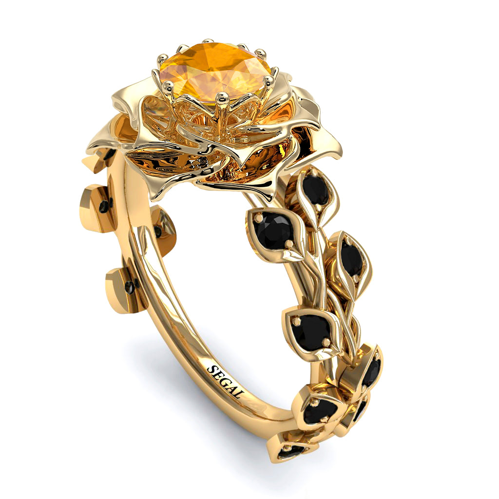 Rose Flower And Leaves - Diana no. 1007