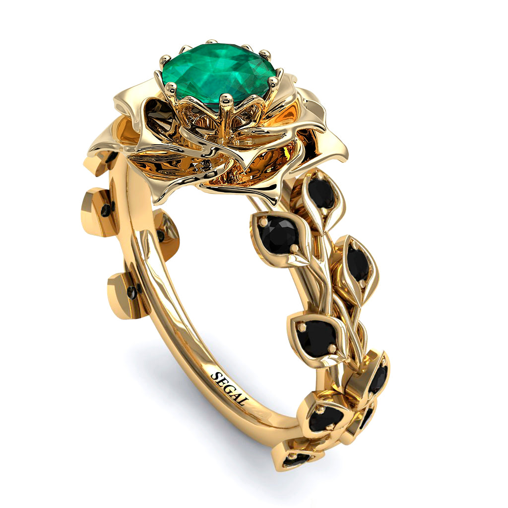 Rose Flower And Leaves - Diana no. 37