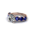 Round Cut Diamond Cathedral Engagement Ring - Tatum No. 62