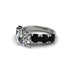 Round Cut Diamond Cathedral Engagement Ring - Tatum No. 33 image 3