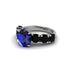 Round Cut Sapphire Cathedral Engagement Ring - Tatum No. 45 image 3